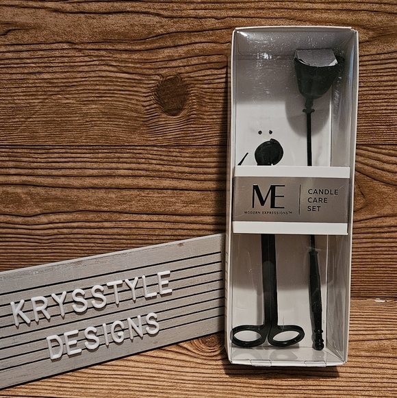 Modern Expressions Other - Modern Expressions Candle Care Set, Wick Trimmer & Snuffer
